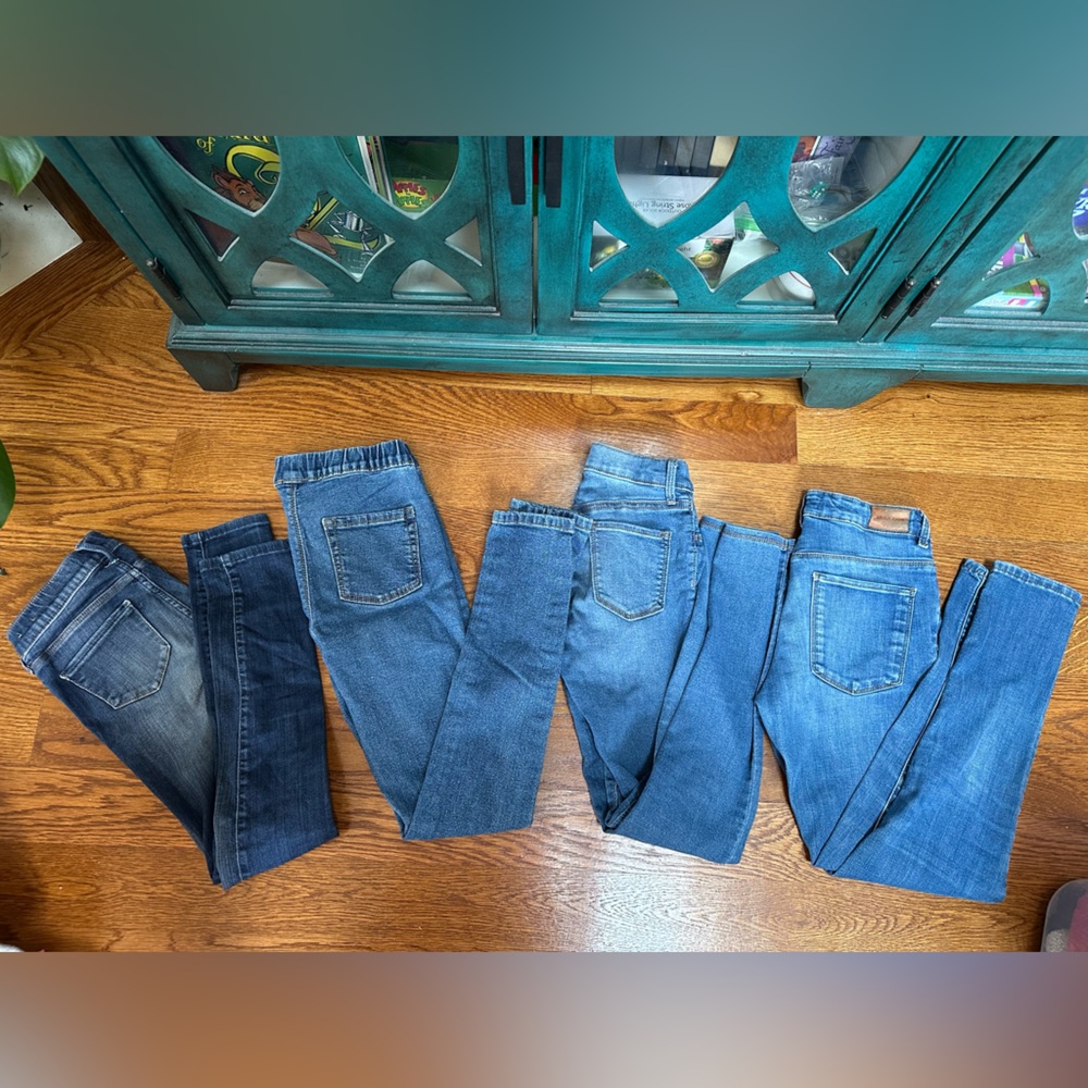 Kids blue Jean bundle Abercrombie, Old Navy ,Zara  size 11-12